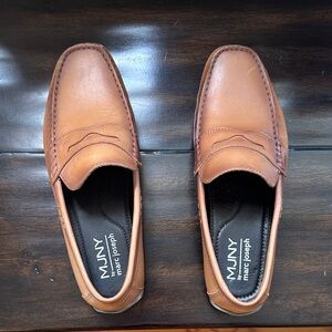 Marc Joseph Men's Brown Leather Loafers